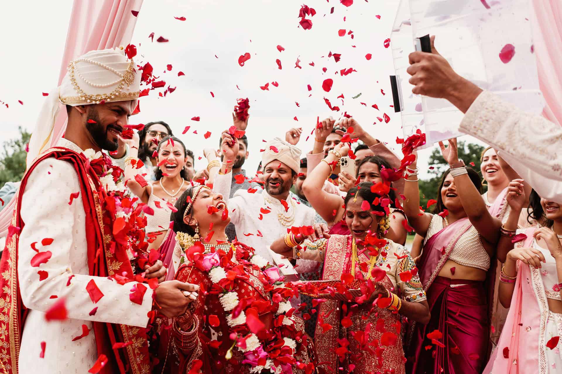 Wedding day ceremony