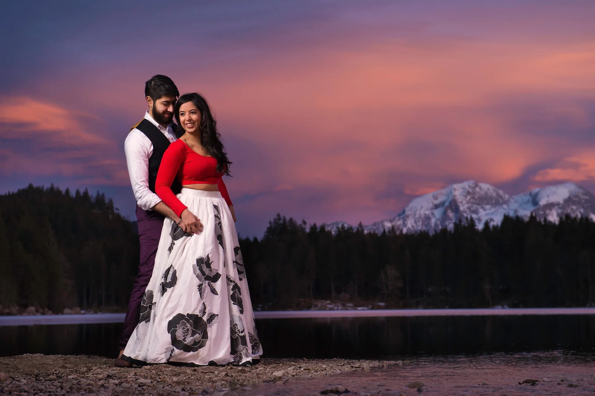Pre-wedding location shoot