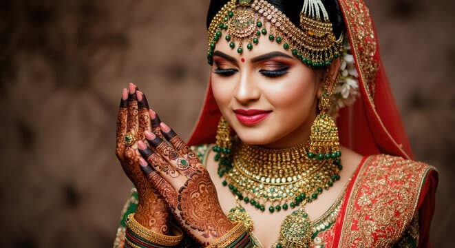 Bridal fine-art portrait